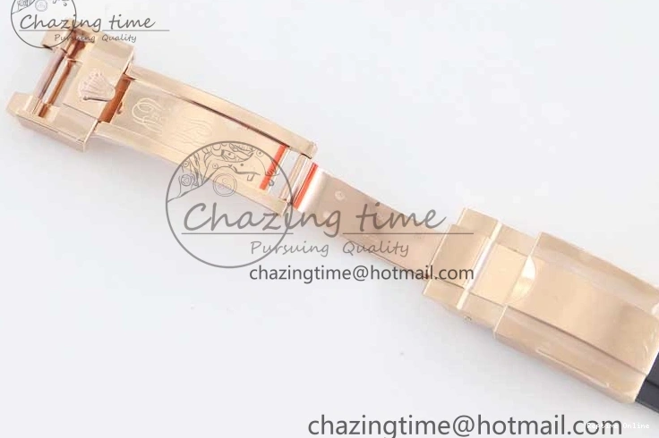 0202 WrinkleFree Daytona 116515 RG TWF 1:1 Best Edition 904L Steel RG Black Dial on Oysterflex Strap A 2417